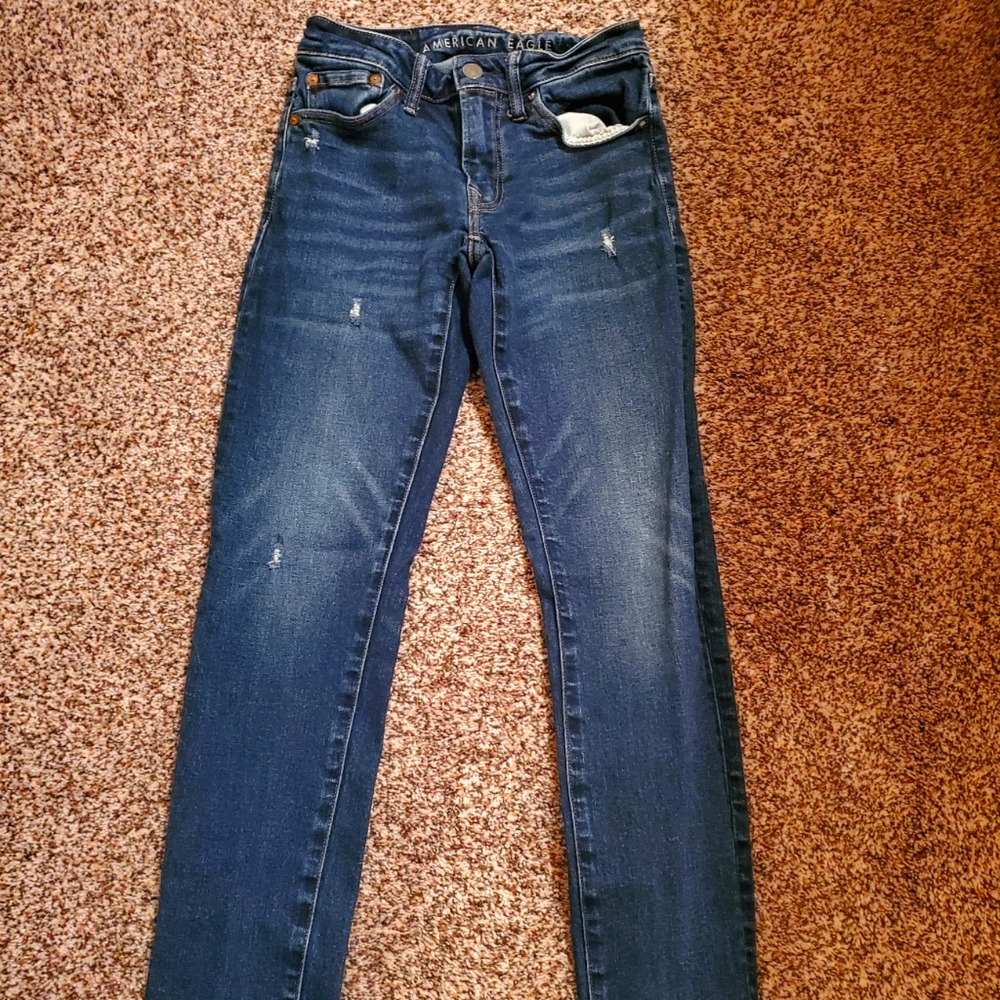 American eagle skinny jeans 26x30
